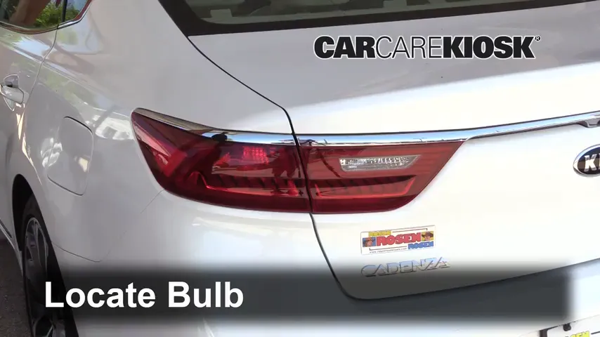 2017 Kia Cadenza Limited 3.3L V6 Lights Tail Light (replace bulb)